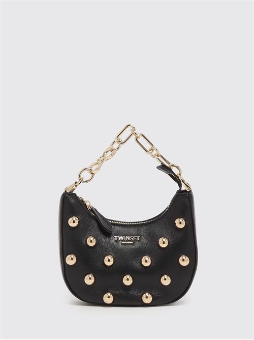 Borsa Twinset in pelle sintetica con borchie